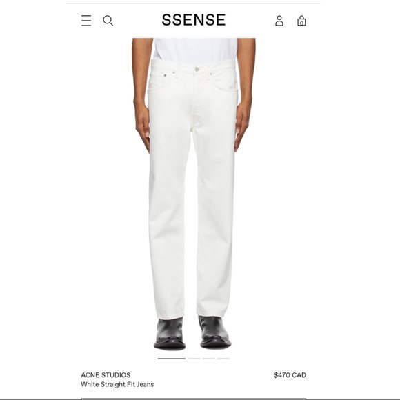 Women’s Acne Studios white jeans - size 29 - Picture 5 of 5
